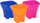 Kova rëre Eddy Toys Sand Bucket Castle, 20 cm, rozë