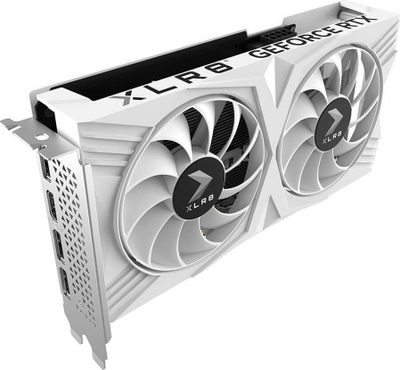 Kartelë grafike PNY GeForce RTX 4060 XLR8 Verto DF OC White Edition 8GB GDDR6