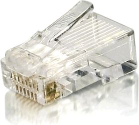 Prizë rrjeti Equip Cat.6 RJ45, plastike, transparente