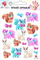 Tatuazhe të larshme për fëmijë All4Kids Happy Kittens, motive mace, multingjyrëshe
