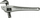 Çelës tubash Super Ego Stillson, 14" 350mm, alumin, gri