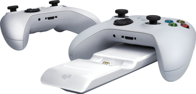 Stacion karikues PDP Xbox Series METAVOLT, për 2 kontrolle, 3 orë karikim, i bardhë
