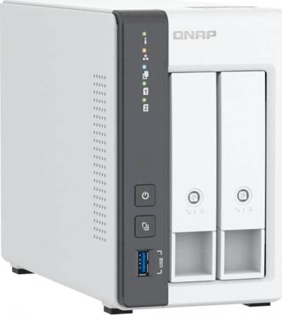Server NAS Qnap TS-216G, 2 slote, 4GB RAM, 2.5GbE, me disk Seagate IronWolf 2TB