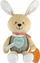 Lepurush pelushi Chicco Cuddly Little Bunny, i butë, për foshnje, ngjyrë pastel