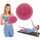Top palesre Enero Fit Pilates, 25 cm, PVC, ngjyrë fuksia