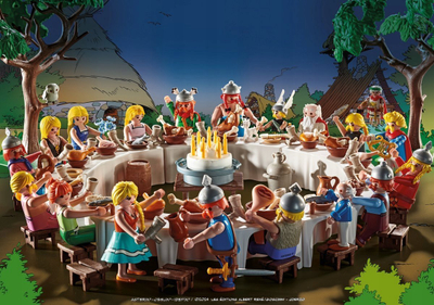 Set figurina PLAYMOBIL Asterix 71680, edicion jubile, 10 figura, shumëngjyrësh