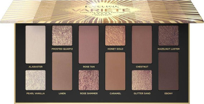 Палета сенки за очи Eveline Cosmetics Variété Timeless Bronze Edition, 9.6 g, бронзени нијанси