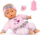 Kukull Bayer Baby Doll, 30 cm, rozë gri