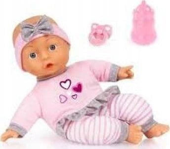 Kukull Bayer Baby Doll, 30 cm, rozë gri