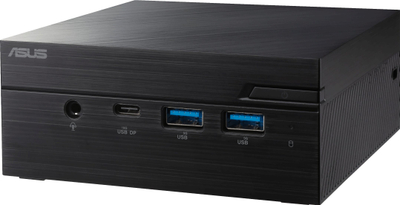 Kompjuter mini desktop ASUS PCPN53 S7027MDS1, kompakt, për zyrë, i zi