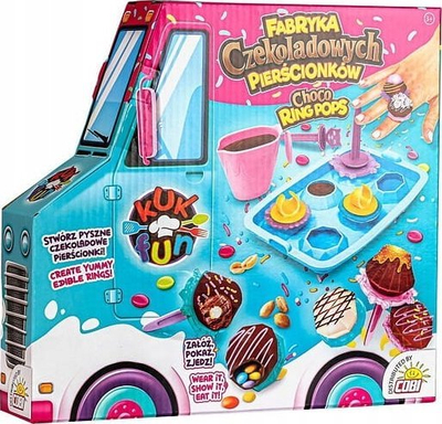 Сет за игра Cobi KUK FUN Chocolate Ring Factory 002A3, фабрика за чоколади за деца, шарен