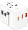Adapter udhëtimi 4smarts World Travel Adapter Nomad, 20W, USB-A USB-C, i bardhë