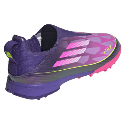 Детски копачици за фудбал Adidas F50 League Lamine TF, без врвки, за синтетичка подлога, шарени