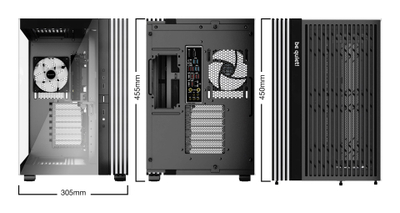 Kuti PC be quiet Light Base 600 LX, ATX MIDI Tower, ARGB, xham i temperuar, e zezë
