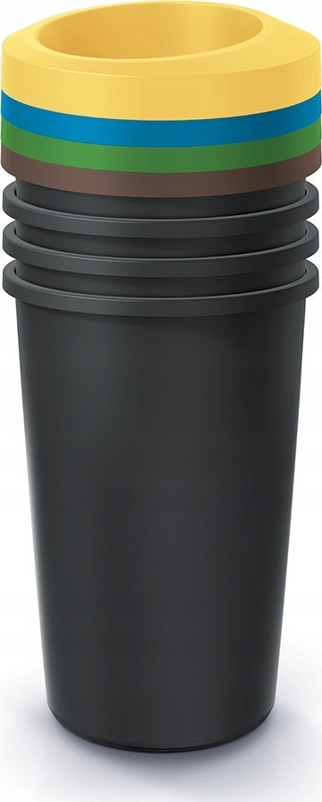 Koshe mbeturinash Prosperplast COMPACTA R SET, 4x45L, plastik