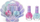 Set llak thonjsh për kalamajt Martinelia Let’s Be Mermaid Nail Duo, 2x4ml, me bazë uji, rozë edhe blu