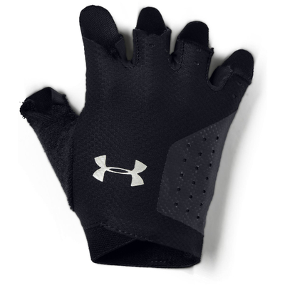 Фитнес ракавици Under Armour Training, проветрувачки, црно сребрени