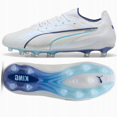 Këpucë futbolli Puma KING 20 ULTIMATE FG AG, meshkuj, nr 43, të bardha