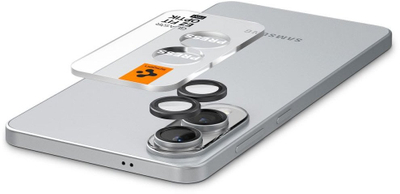 Mbrojtës kamere Spigen EZ Fit GLAS.tR Optik Pro HD, për Samsung Galaxy S25, xham i fortifikuar, i zi