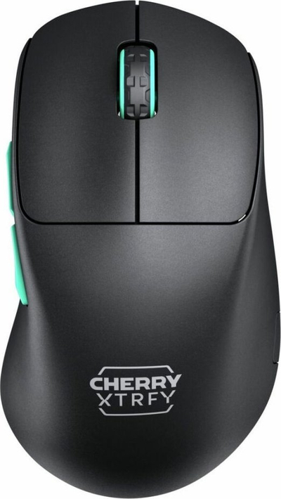 Maus за гејминг CHERRY XTRFY M64 Wireless, безжичен, ергономски, црн