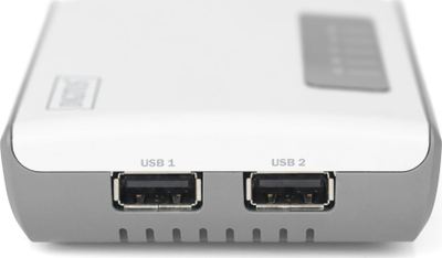 Print server Digitus DN-13024, 2x USB, WiFi, gri