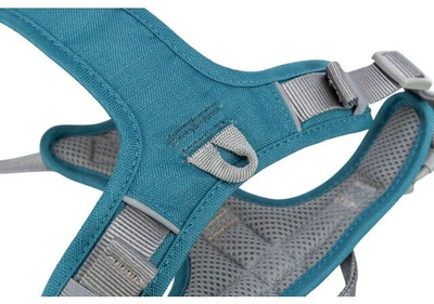 Ham Trixie Premium Active, M L 60 75 cm 2.5 cm, set me qafore dhe zinxhir, ngjyrë ndryshk