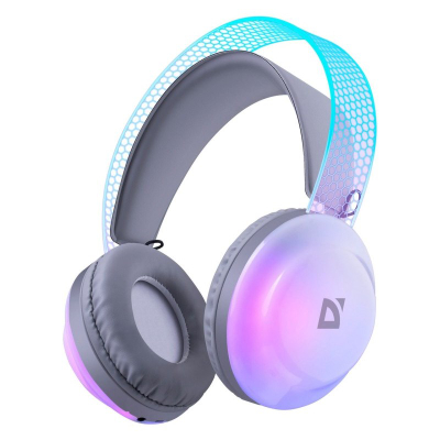 Безжични гејмерски слушалки Defender FreeMotion B651, Bluetooth, со RGB осветлување, црни