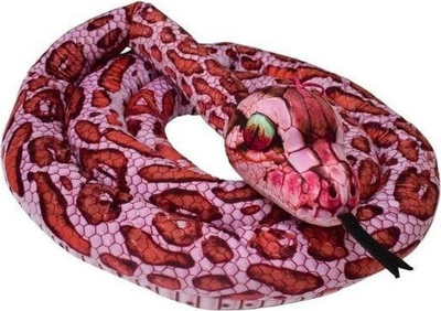 Lodër pelushi gjarpër Colorful Snake Deef, 23 cm, shumëngjyrësh