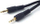 Kabllo audio Microconnect AUDLL5, 3.5mm me 3.5mm, 5m, e zezë
