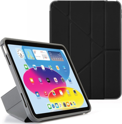 Mbrojtëse tablet Pipetto Origami No3 Pencil Case, për iPad 10.9" 10th Gen, me stand, rozë gold