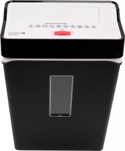 Grirëse letrash Olympia PS 54 CC Pro, 8 fletë, kosh 15L, e zezë