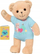 Lodër ari pelushi Baby Born Bear, me fletore shoqnije, me romper blu