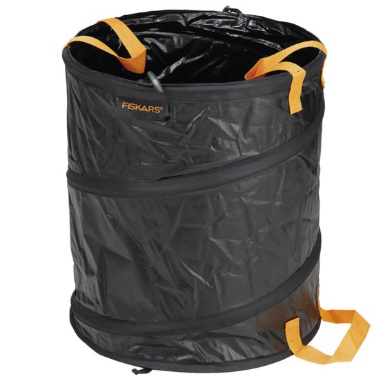 Çantë kopshti 56 L Fiskars, zezë/portokalli