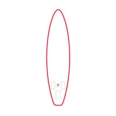 Dërrasë SUP FunWater SUPFW69C, inflatabile, 335 x 84 x 15 cm, kuqe e bardhë
