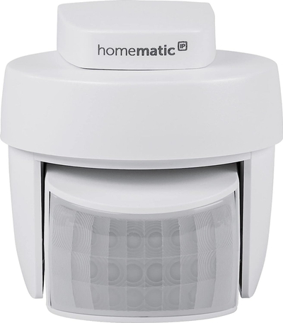 Detektor lëvizje për jashtë Homematic IP HmIP-SMO-2, sensor PIR, sensor drite, i bardhë