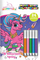 Libër ngjyrosjeje In the Colors of the Rainbow My Unicorns, me numra, me 24 figura, shumëngjyrësh