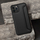 Mbulesë telefoni Razor Flip Case për iPhone 12 Pro 6.1", me kapak për karta, e zezë