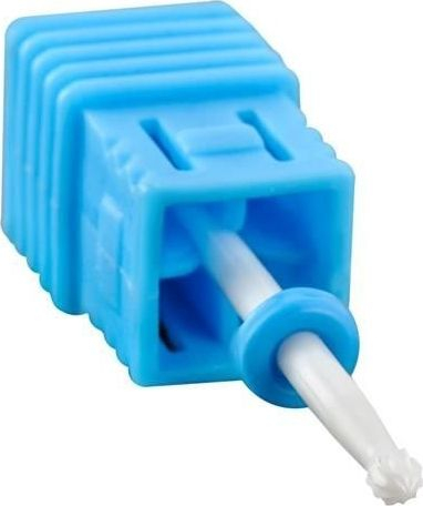 Freza keramike për kutikula Ceramic Cutters Nail Cuticle Ball, me kokë si sferë, e bardhë