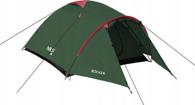 Çadër kampingu Nils Camp NC6013 Rocker, për 3 veta, e papërshkueshme nga uji, jeshile