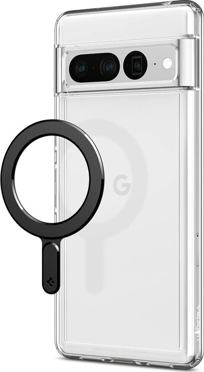 Pllakë magnetike Spigen Onetap Ring, MagSafe, PC, e zezë