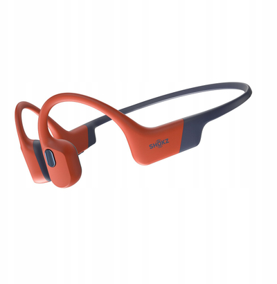 Kufje sportive Shokz OpenSwim Pro, Bluetooth MP3, IP68, ngjyrë e kuqe-portokalli
