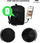 Çantë shpine Peterson Large Travel, 24L, 40x30x20cm, me port USB, e zezë