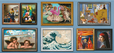 Puzzle Trefl Prime UFT, 9000 copa, Not So Classic Art Collection, shumëngjyrësh