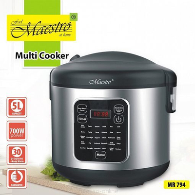 Multicooker Maestro MR-794, 5L, 900W, i zi çelik i furçuar