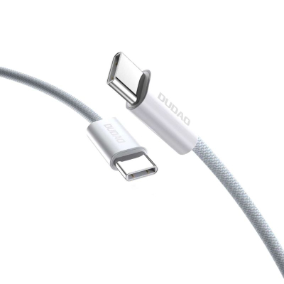 Kabllo USB C Dudao L6C, PD 60W, 1m, e bardhë