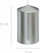 Kandela Feeric Christmas Round Satin Silver, 335g, 12cm, argjend