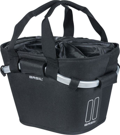 Shportë biçiklete Basil Classic Carry All përpara, 15L, e zezë
