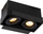 Spot tavanor Lucide Trimless Modern Twin, 2xGU10, i zi