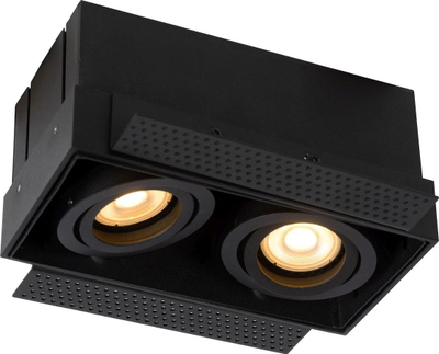 Spot tavanor Lucide Trimless Modern Twin, 2xGU10, i zi