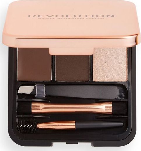 Set paletë për vetulla MAKE UP REVOLUTION, 2.2g